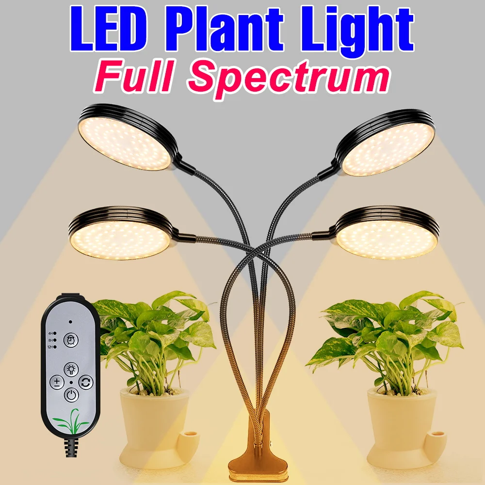 Full Spectrum LED Grow Light USB Plant Fill Lamp 5V Dimmable Timing Auto On/Off Indoor Seeds Hydroponics Vegs Cultivation Lamps
Full Spectrum LED Grow Light USB Plant Fill Lamp 5V Dimmable Timing Auto On/Off Indoor Seeds Hydroponics Vegs Cultivation Lamps