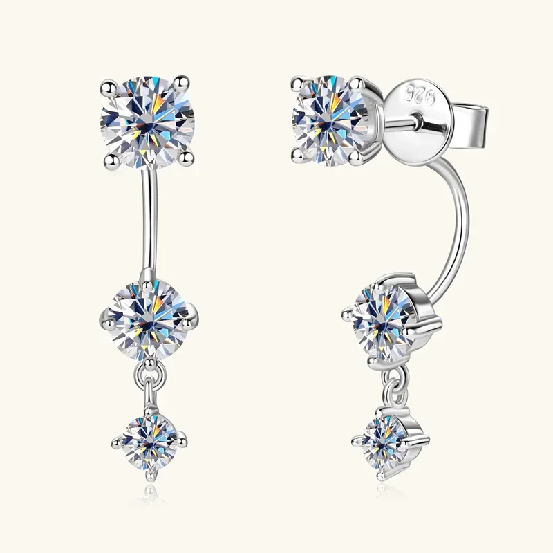 GRA Certified Moissanite Stud Earrings for Women 925 Sterling Silver Piercing Dangling Earring Jewelry Gift Pendientes
GRA Certified Moissanite Stud Earrings for Women 925 Sterling Silver Piercing Dangling Earring Jewelry Gift Pendientes