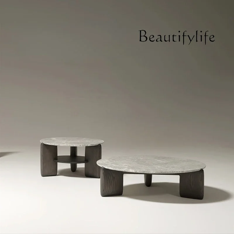 BJ New Personalized Italian Natural Marble Coffee Table Light Luxury Special-shaped Solid Wood Coffee Table Side Table Combinati
BJ New Personalized Italian Natural Marble Coffee Table Light Luxury Special-shaped Solid Wood Coffee Table Side Table Combinati
