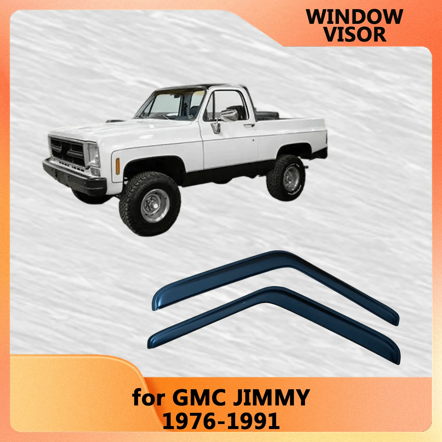Оконный козырек для GMC JIMMY 1976-1991, ветровые дефлекторы, защита от дождя, дверной козырек, вентиляционные шторы, автомобильные аксессуары, комплекты кузова
Оконный козырек для GMC JIMMY 1976-1991, ветровые дефлекторы, защита от дождя, дверной козырек, вентиляционные шторы, автомобильные аксессуары, комплекты кузова