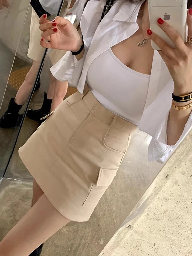 Новая весенняя ретро-юбка А-силуэта с высокой талией для женщин, универсальная, с множеством карманов, стройнящая, скрывающая бедра, средней длины
Новая весенняя ретро-юбка А-силуэта с высокой талией для женщин, универсальная, с множеством карманов, стройнящая, скрывающая бедра, средней длины