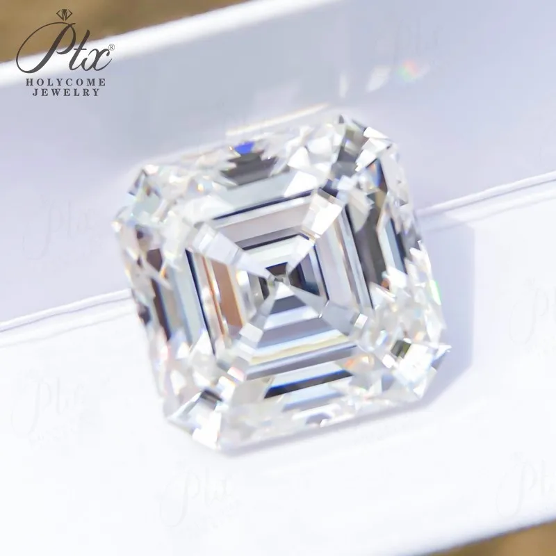Moissanite Stone Asscher Cut D Color VVS1 0.15-10ct Gemstone Lab Grown Diamond for Advanced Jewelry Making Materials DIY Design Necklaces Earrings Ring
Moissanite Stone Asscher Cut D Color VVS1 0.15-10ct Gemstone Lab Grown Diamond for Advanced Jewelry Making Materials DIY Design Necklaces Earrings Ring