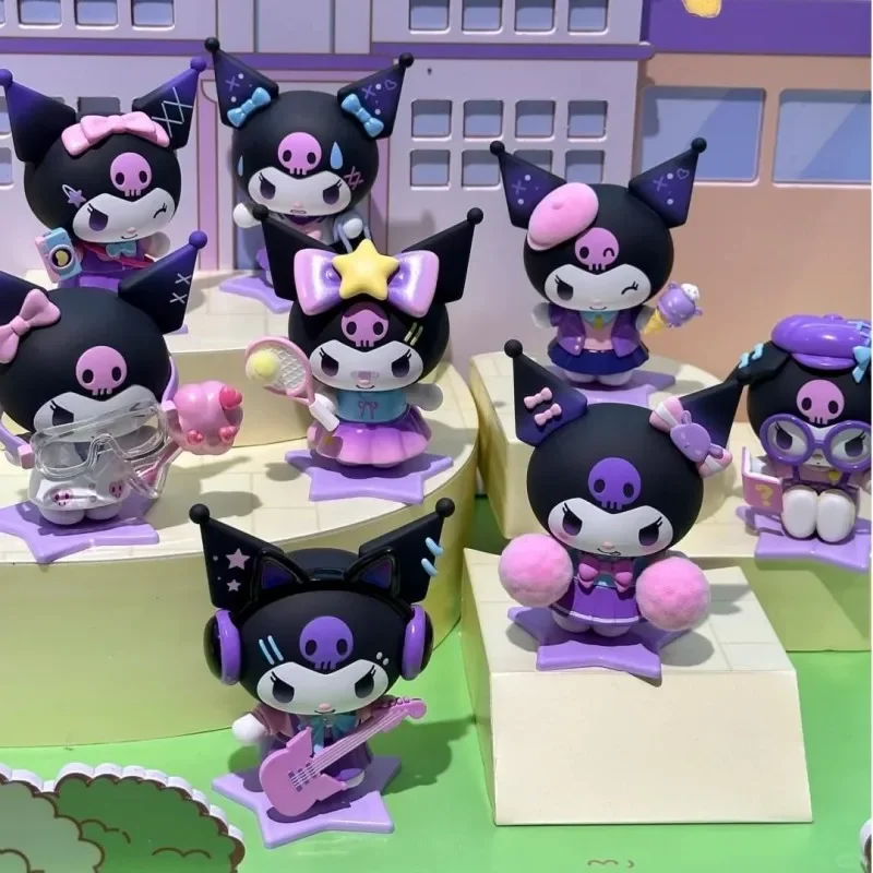 Sanrio Kuromi Blind Box School Dairy Series Mystery Action Figure Doll Desk Ornament Surprise Gift for Graduation And Collectors
Sanrio Kuromi Blind Box School Dairy Series Mystery Action Figure Doll Desk Ornament Surprise Gift for Graduation And Collectors