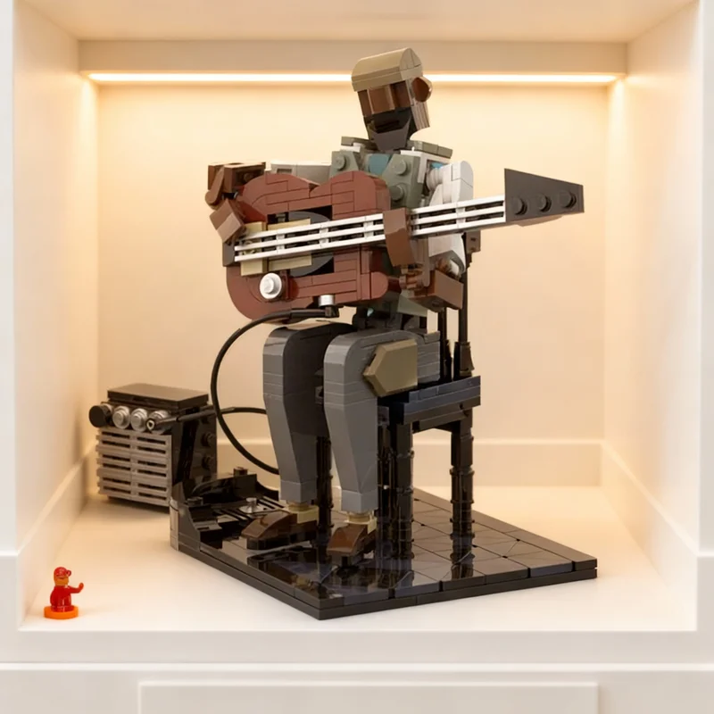 Набор для сборки MOC «Джазовый гитарист», 380 деталей, модель персонажа, архитектурные блоки, игрушки DIY, креативная идея, рождественские подарки, развивающие игрушки
Набор для сборки MOC «Джазовый гитарист», 380 деталей, модель персонажа, архитектурные блоки, игрушки DIY, креативная идея, рождественские подарки, развивающие игрушки