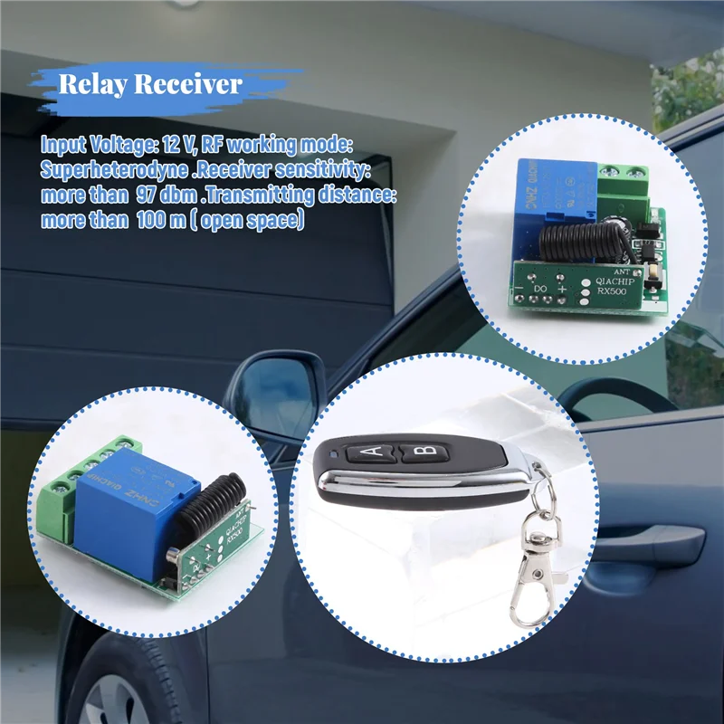【Buy It-Now!】DC 12V Single Channel Relay Module Universal Wireless Switch RF Relay Receiver + 2 CH Remote Controller
【Buy It-Now!】DC 12V Single Channel Relay Module Universal Wireless Switch RF Relay Receiver + 2 CH Remote Controller