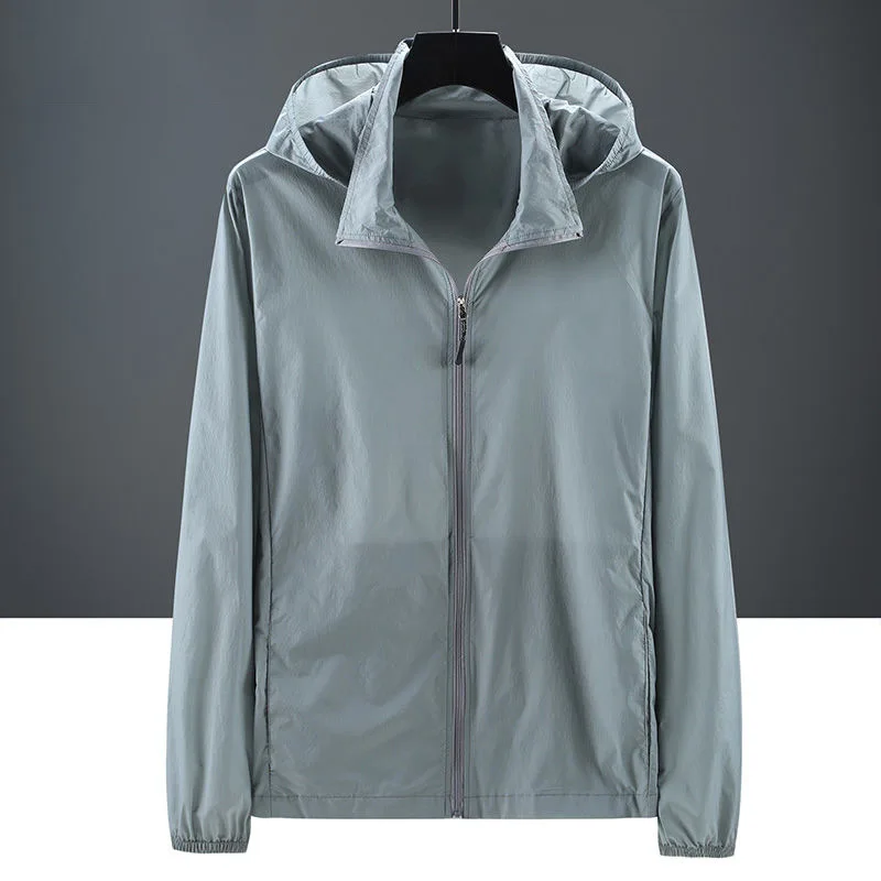 Sun Protection Clothing Men's Thin Section UV Protection Ice Silk Breathable Summer Thin Coat Men's Hooded Skin Clothing for Men
Sun Protection Clothing Men's Thin Section UV Protection Ice Silk Breathable Summer Thin Coat Men's Hooded Skin Clothing for Men