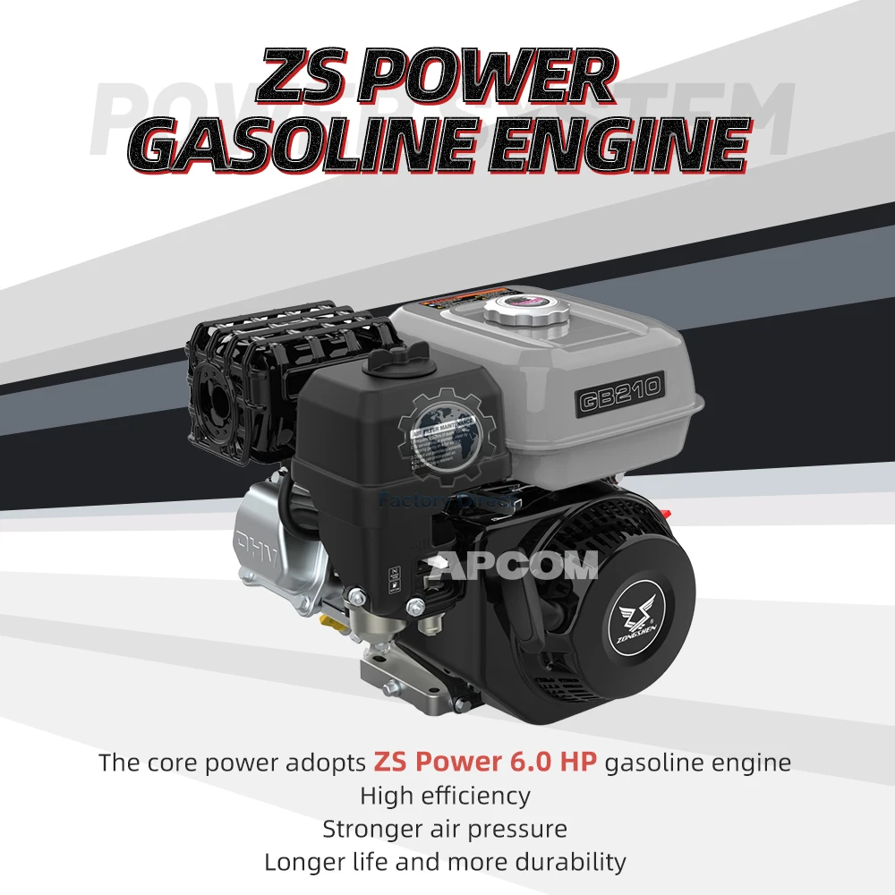 APCOM Petrol Power Driven 2 3 4 Air Compressor oline Engine
APCOM Petrol Power Driven 2 3 4 Air Compressor oline Engine