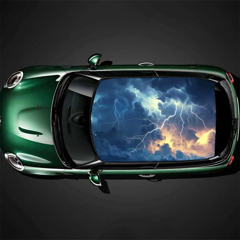 Severe Thunderstorm Weather Car Roof Sticker Wrap Racing SUV Auto Accessories Packaging PVC Car Hood Graphic Decal Decoration
Severe Thunderstorm Weather Car Roof Sticker Wrap Racing SUV Auto Accessories Packaging PVC Car Hood Graphic Decal Decoration