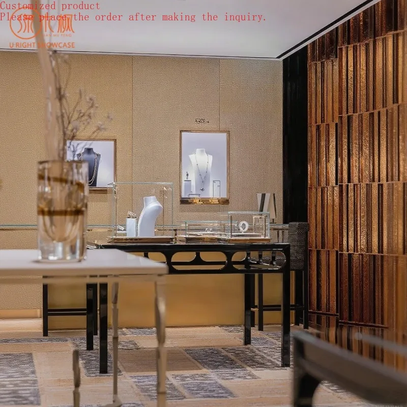 Custom.Custom Black - Gold Style Luxury Jewelry Display Cases Custom Solutions for High - End Jewelry Stores
Custom.Custom Black - Gold Style Luxury Jewelry Display Cases Custom Solutions for High - End Jewelry Stores