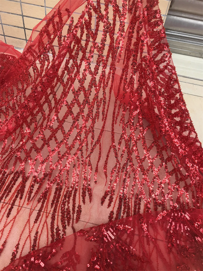 African Lace Fabric High Quality French Tulle Mesh Laces Fabrics S-1306721 With Beads For Women Dress Party Wedding
African Lace Fabric High Quality French Tulle Mesh Laces Fabrics S-1306721 With Beads For Women Dress Party Wedding
