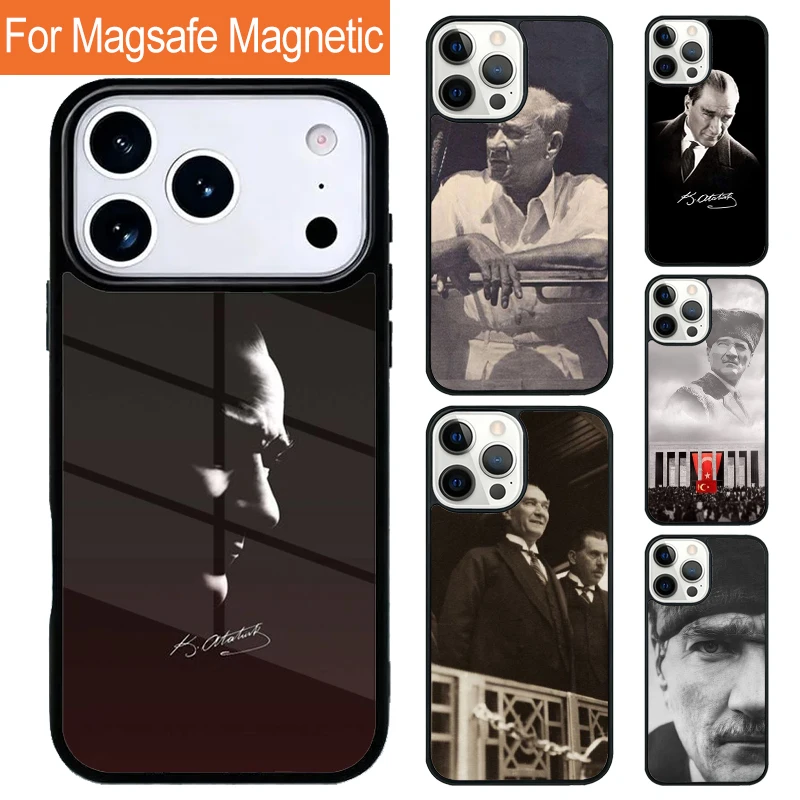 Turkey Mustafa Kemal Ataturk SOFT Magnetic Phone Case For iPhone 17 Pro 16 15 13 12 11 Pro Max Air 14 Plus With Magsafe Cover
Turkey Mustafa Kemal Ataturk SOFT Magnetic Phone Case For iPhone 17 Pro 16 15 13 12 11 Pro Max Air 14 Plus With Magsafe Cover
