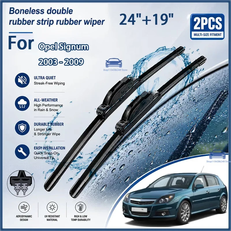 Durable Clear View Wiper Blades For Opel Signum 2003-2009 24"+19" Front Window Rain Brushes
Durable Clear View Wiper Blades For Opel Signum 2003-2009 24"+19" Front Window Rain Brushes