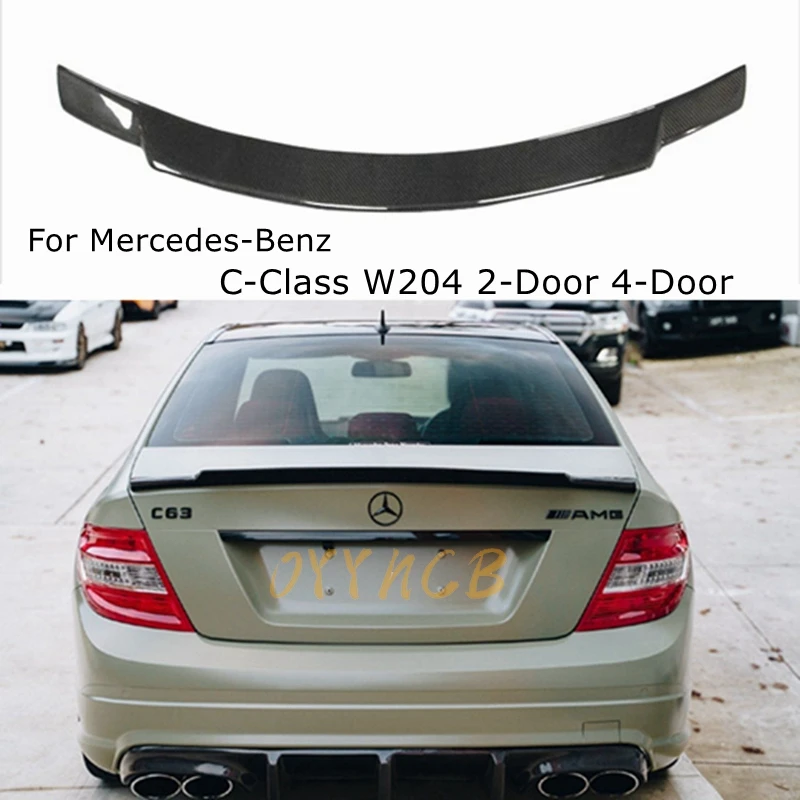 Carbon Fiber Spoilers For Mercedes-Benz W204 C-Class Coupe C63 C200 C230 C260 C280 C300 2007-2014 Wing Lip Spoiler Accessories 
Carbon Fiber Spoilers For Mercedes-Benz W204 C-Class Coupe C63 C200 C230 C260 C280 C300 2007-2014 Wing Lip Spoiler Accessories