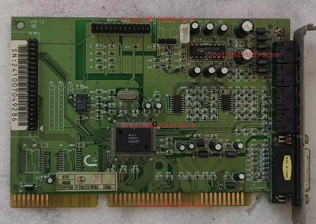 Звуковая карта ISA для чипа OPTI 82C931, аудиоинтерфейс OPTI 931AD 16
Звуковая карта ISA для чипа OPTI 82C931, аудиоинтерфейс OPTI 931AD 16