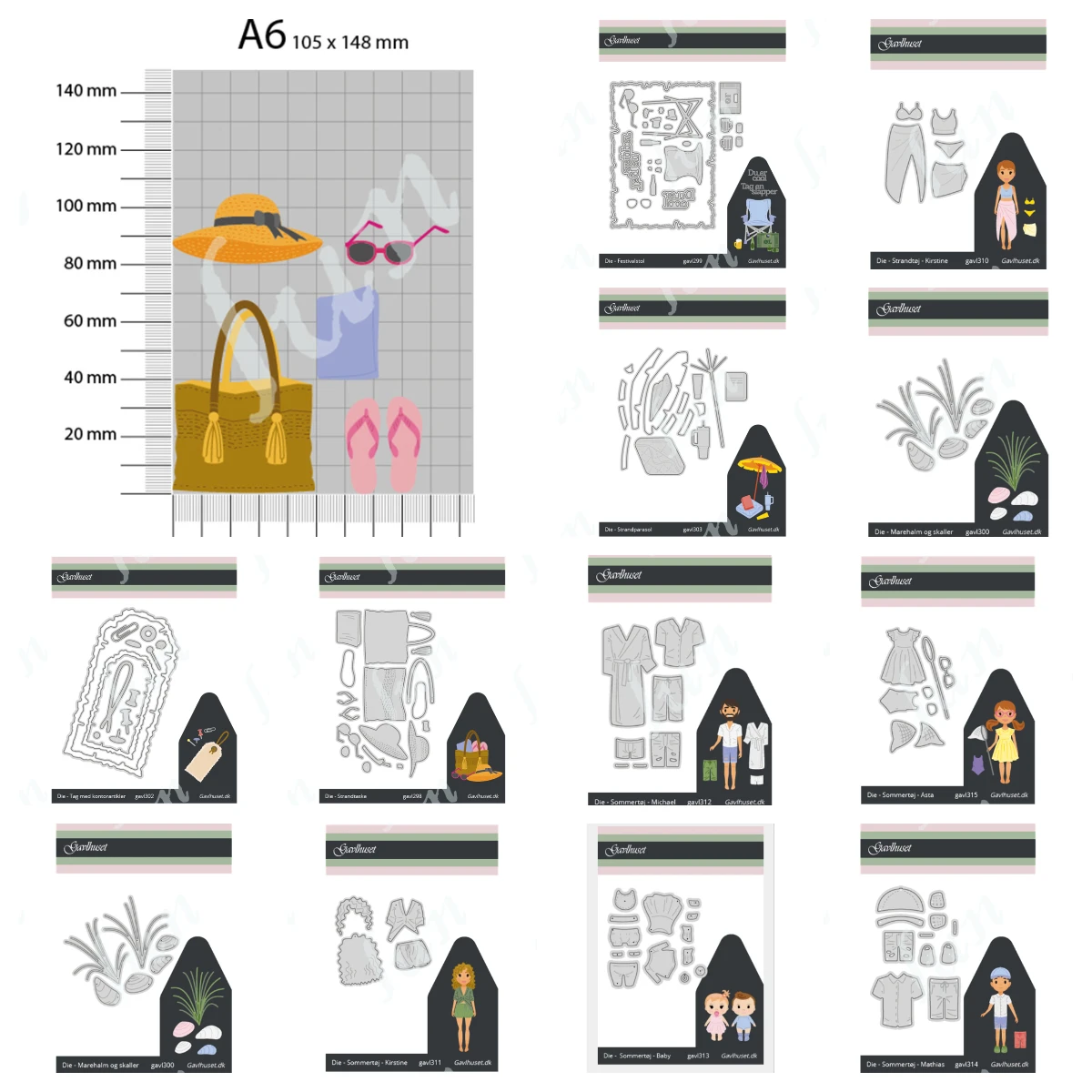 Summer Clothes Beach Bag Umbrella Metal Cutting Dies Sets for DIY Craft Making Greeting Card Scrapbooking Decoration Molds
Summer Clothes Beach Bag Umbrella Metal Cutting Dies Sets for DIY Craft Making Greeting Card Scrapbooking Decoration Molds