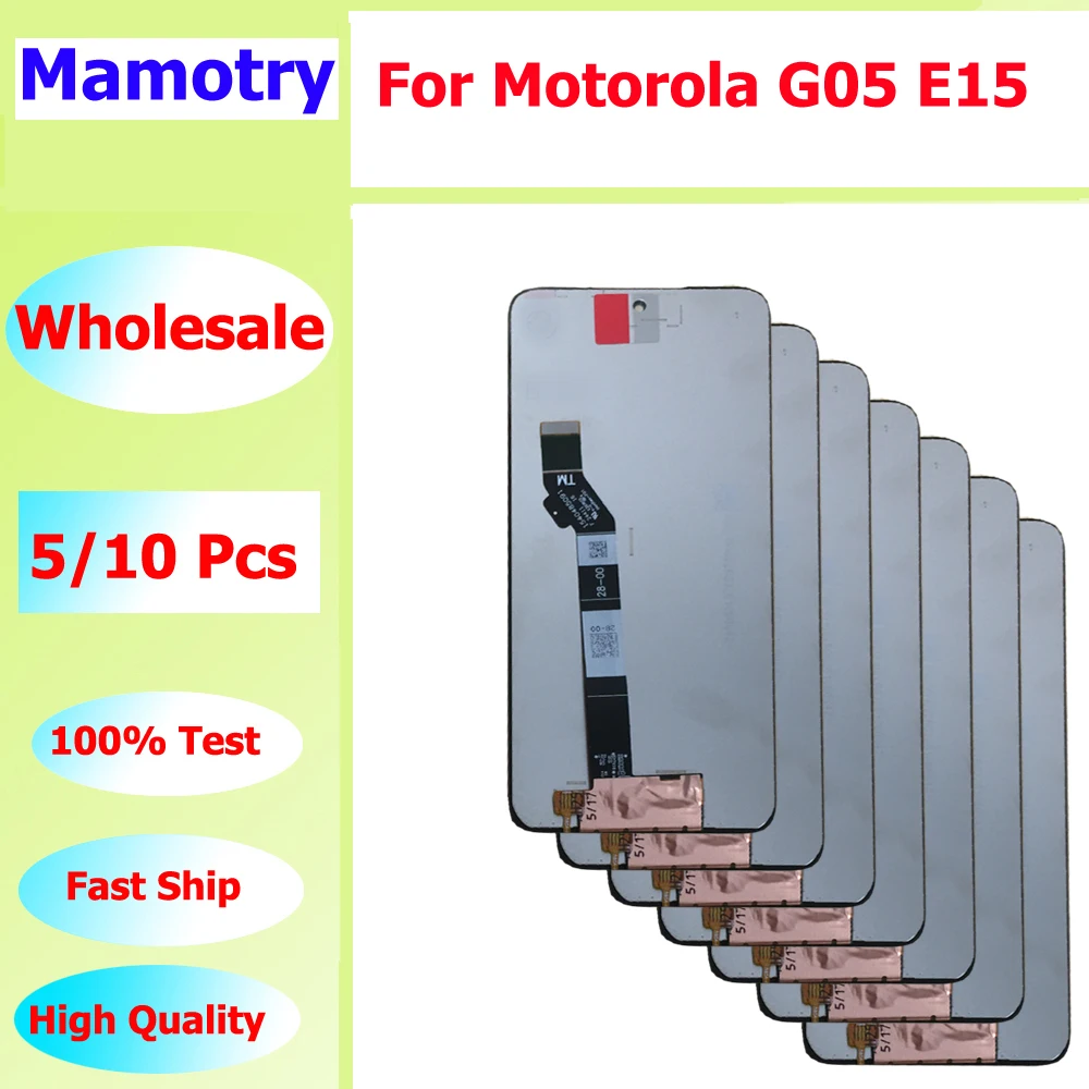 5/10 pieces/Lot Original-self-weld For Motorola G05 Screen Touch Lcd Display Assembly For Moto E15
5/10 pieces/Lot Original-self-weld For Motorola G05 Screen Touch Lcd Display Assembly For Moto E15