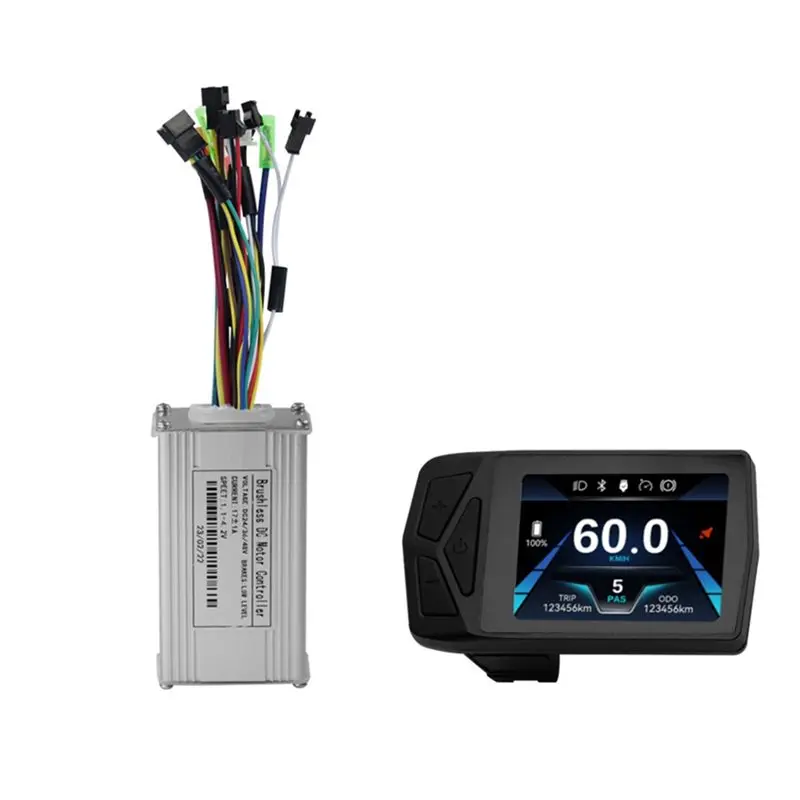 【SPECIAL】For Electric Mountain Bike Scooter Modification 24V 36V 48V 17A 350W Sine Wave Tri-Mode Controller+ T24 Color LCD Kit
【SPECIAL】For Electric Mountain Bike Scooter Modification 24V 36V 48V 17A 350W Sine Wave Tri-Mode Controller+ T24 Color LCD Kit