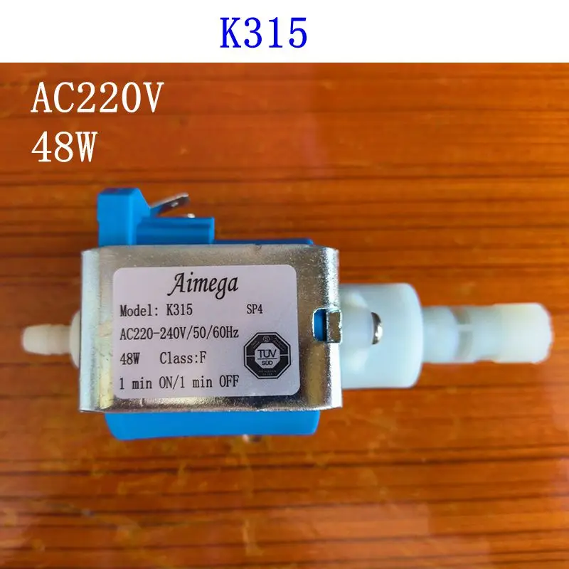 AC 220-240V 48W K315 SP4 for Sankyo Steam Water iron Electromagnetic Pump Coffee Machine /Steam Station /Smoke Equipment parts
AC 220-240V 48W K315 SP4 for Sankyo Steam Water iron Electromagnetic Pump Coffee Machine /Steam Station /Smoke Equipment parts
