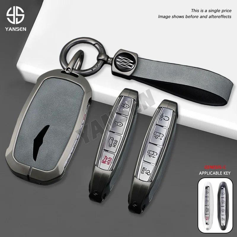 2025 New Leather Car Key Cover For Hyundai Genesis G80 2023 2024 2025 G70 G90 G90RS4 GV60 GV80 Auto Accessory
2025 New Leather Car Key Cover For Hyundai Genesis G80 2023 2024 2025 G70 G90 G90RS4 GV60 GV80 Auto Accessory