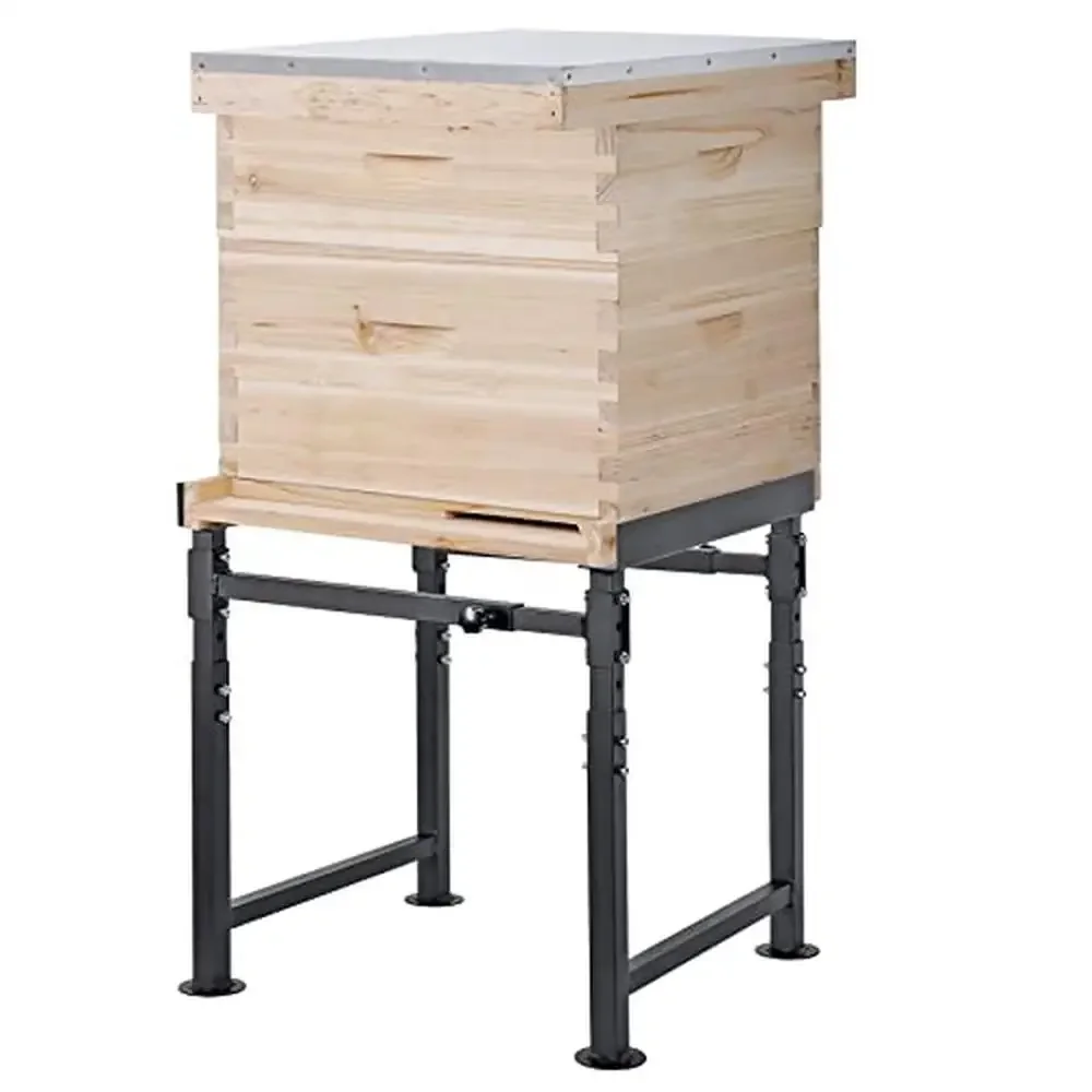 Adjustable Metal Hive Stand 2 Pack Sturdy Carbon Steel Black Coated Finish Improved Ventilation Drainage Compatibility Stable
Adjustable Metal Hive Stand 2 Pack Sturdy Carbon Steel Black Coated Finish Improved Ventilation Drainage Compatibility Stable
