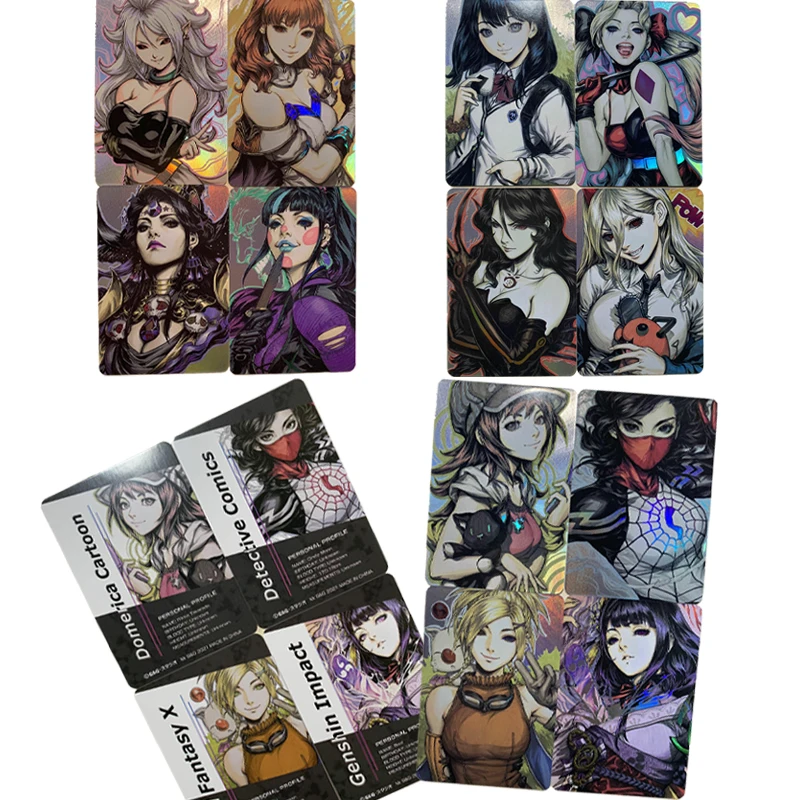 12pcs/set Popular Anime Girls Collection hand-painted refraction flash card Kawaii Anime Pretty Girl Game Collection Card
12pcs/set Popular Anime Girls Collection hand-painted refraction flash card Kawaii Anime Pretty Girl Game Collection Card