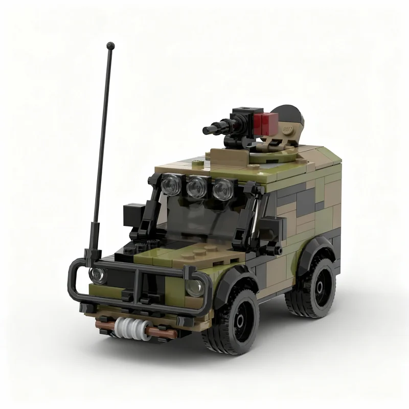 NEW 235PCS MOC Military Defence Force Rover Model Creative Building Blocks Assembly Building Blocks Display Birthday Gift Set
NEW 235PCS MOC Military Defence Force Rover Model Creative Building Blocks Assembly Building Blocks Display Birthday Gift Set