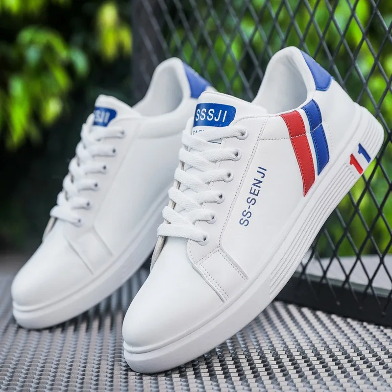 Men's Shoes Spring High Quality PU Leather Casual Shoes Flat Lace Up Running Shoes Light Non-slip Sneakers Zapatillas De Hombre
Men's Shoes Spring High Quality PU Leather Casual Shoes Flat Lace Up Running Shoes Light Non-slip Sneakers Zapatillas De Hombre