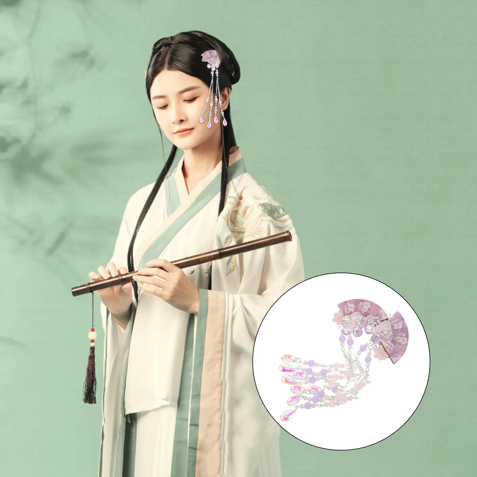 2Pcs Floral Fan Hair Clips Purple Rhinestone Small Flower Hairpin Elegant Japanese Style Wedding Party Accessories for Women
2Pcs Floral Fan Hair Clips Purple Rhinestone Small Flower Hairpin Elegant Japanese Style Wedding Party Accessories for Women