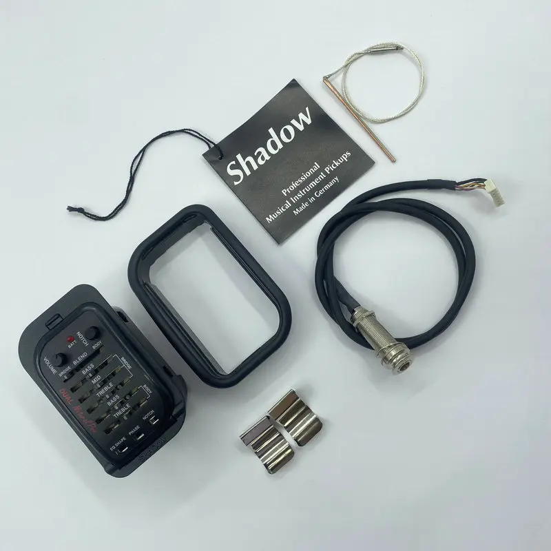 Acoustic Guitar Pickup Black Color EQ Equalizer Genuine Shadow DUAL Natural Pro Made in EU One Set Stock Items Black for Replace
Acoustic Guitar Pickup Black Color EQ Equalizer Genuine Shadow DUAL Natural Pro Made in EU One Set Stock Items Black for Replace