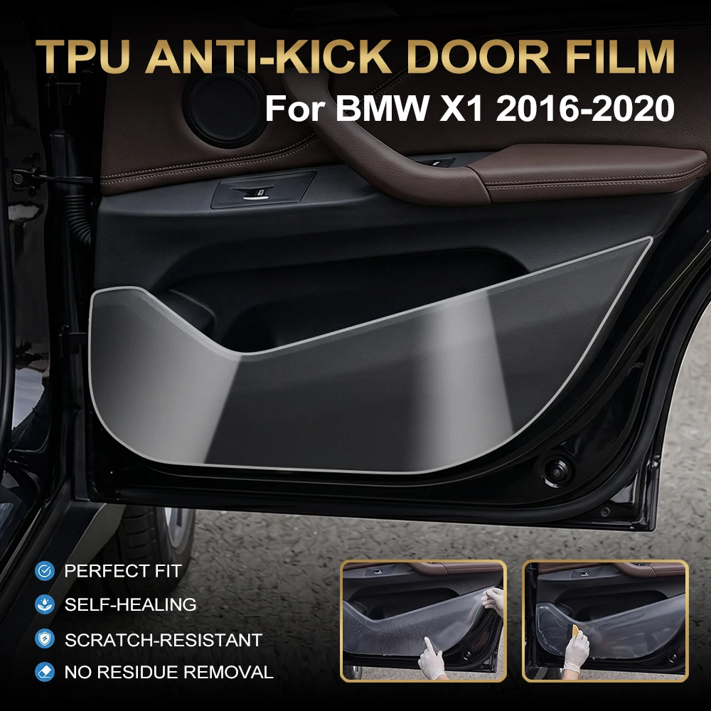 For BMW X1 F48 2016-2020 TPU Car Door Anti Kick Pad Protection Stickers Inner Side Edge Film Front and Rear Door Side Panel Pad
For BMW X1 F48 2016-2020 TPU Car Door Anti Kick Pad Protection Stickers Inner Side Edge Film Front and Rear Door Side Panel Pad