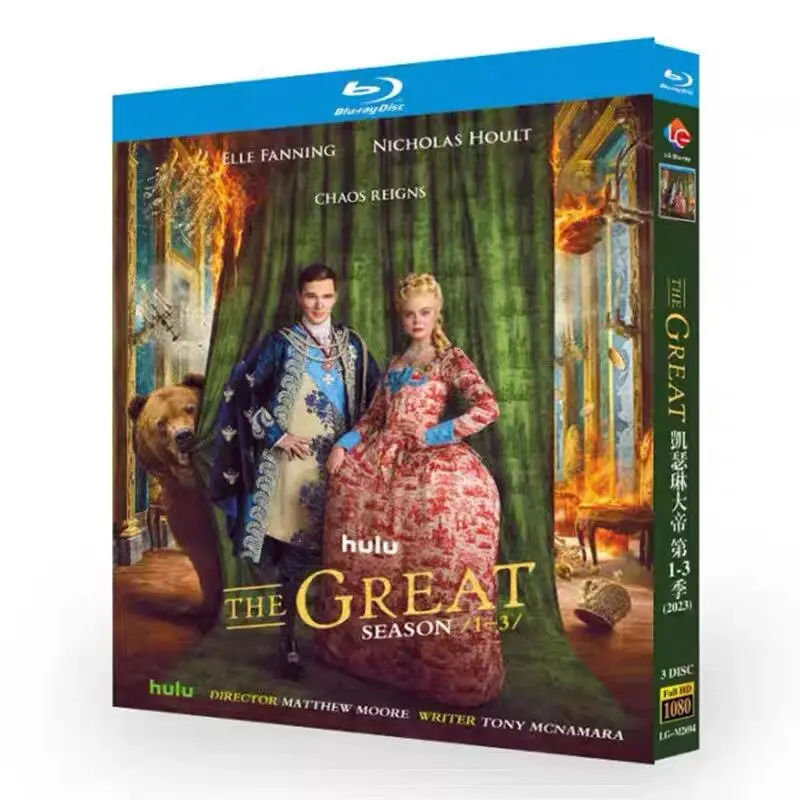 Catherine the Great Seasons 1-3 Blu-ray HD US TV Series BD Discs Box Set with English and Traditional Chinese Subtitles
Catherine the Great Seasons 1-3 Blu-ray HD US TV Series BD Discs Box Set with English and Traditional Chinese Subtitles
