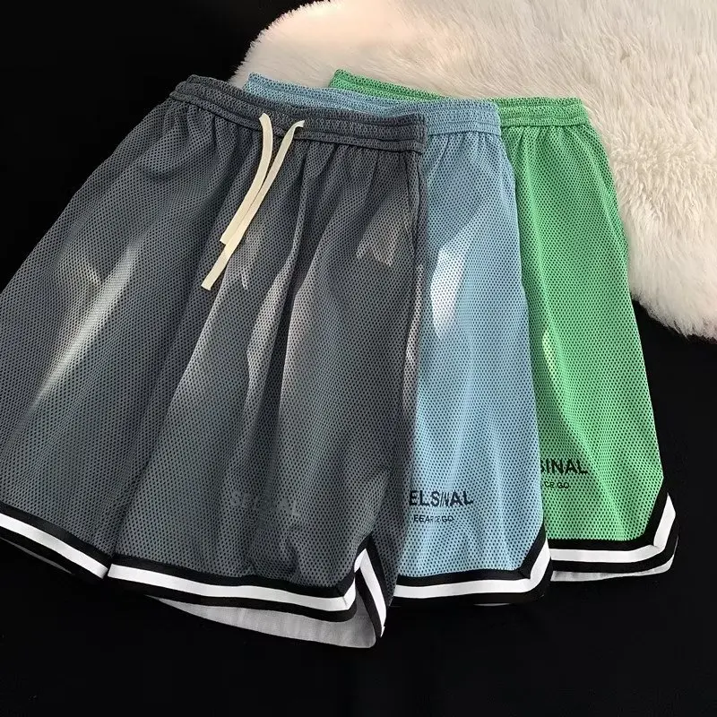 Ice Silk Casual orts Men's Summer Thin American Trendy Brand Qui Dry Sports Loose Beach Five-Point Pants Breathable
Ice Silk Casual orts Men's Summer Thin American Trendy Brand Qui Dry Sports Loose Beach Five-Point Pants Breathable