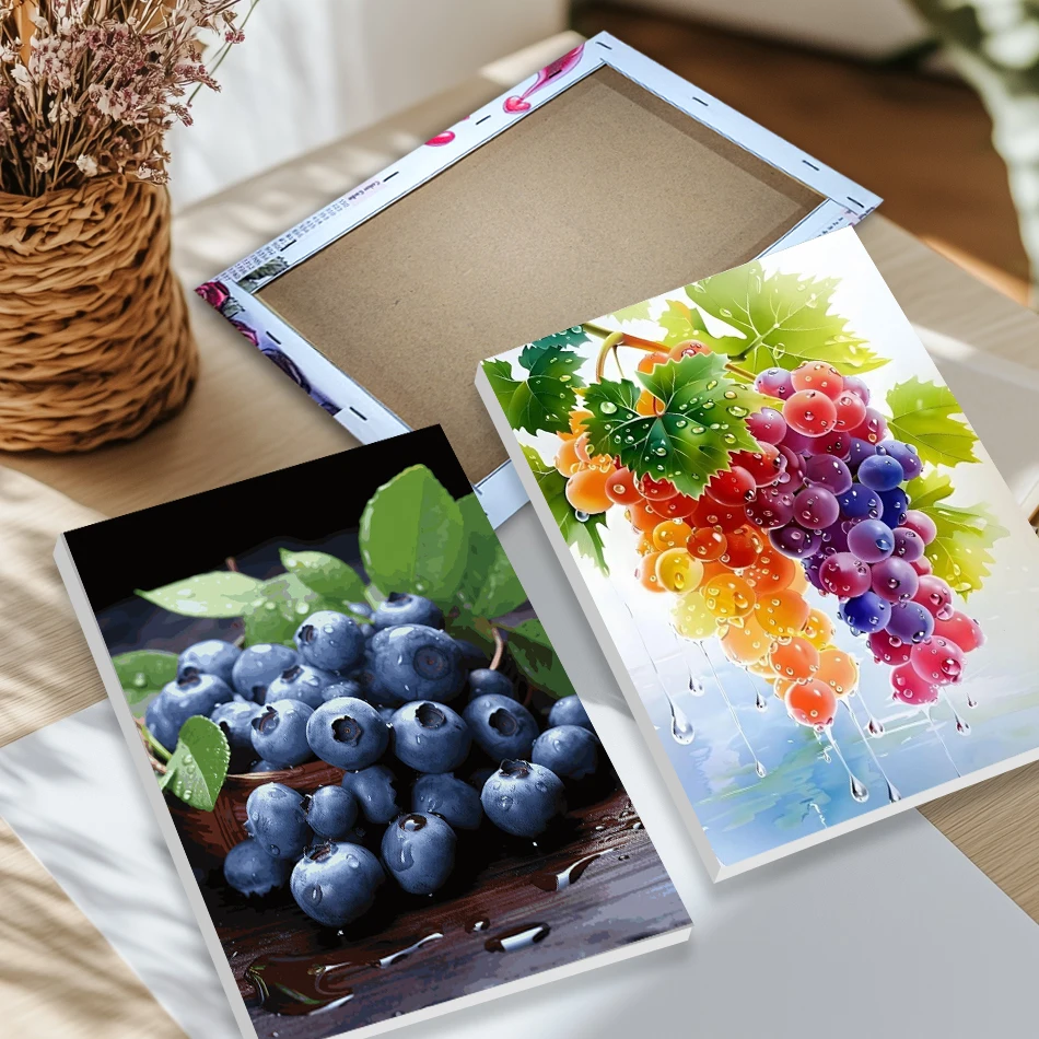CHENISTORY 5D DIY Diamond Embroidery With Frame grapes and blueberries Cross Stitch Diamond Painting Rhinestone Art Home Decor
CHENISTORY 5D DIY Diamond Embroidery With Frame grapes and blueberries Cross Stitch Diamond Painting Rhinestone Art Home Decor