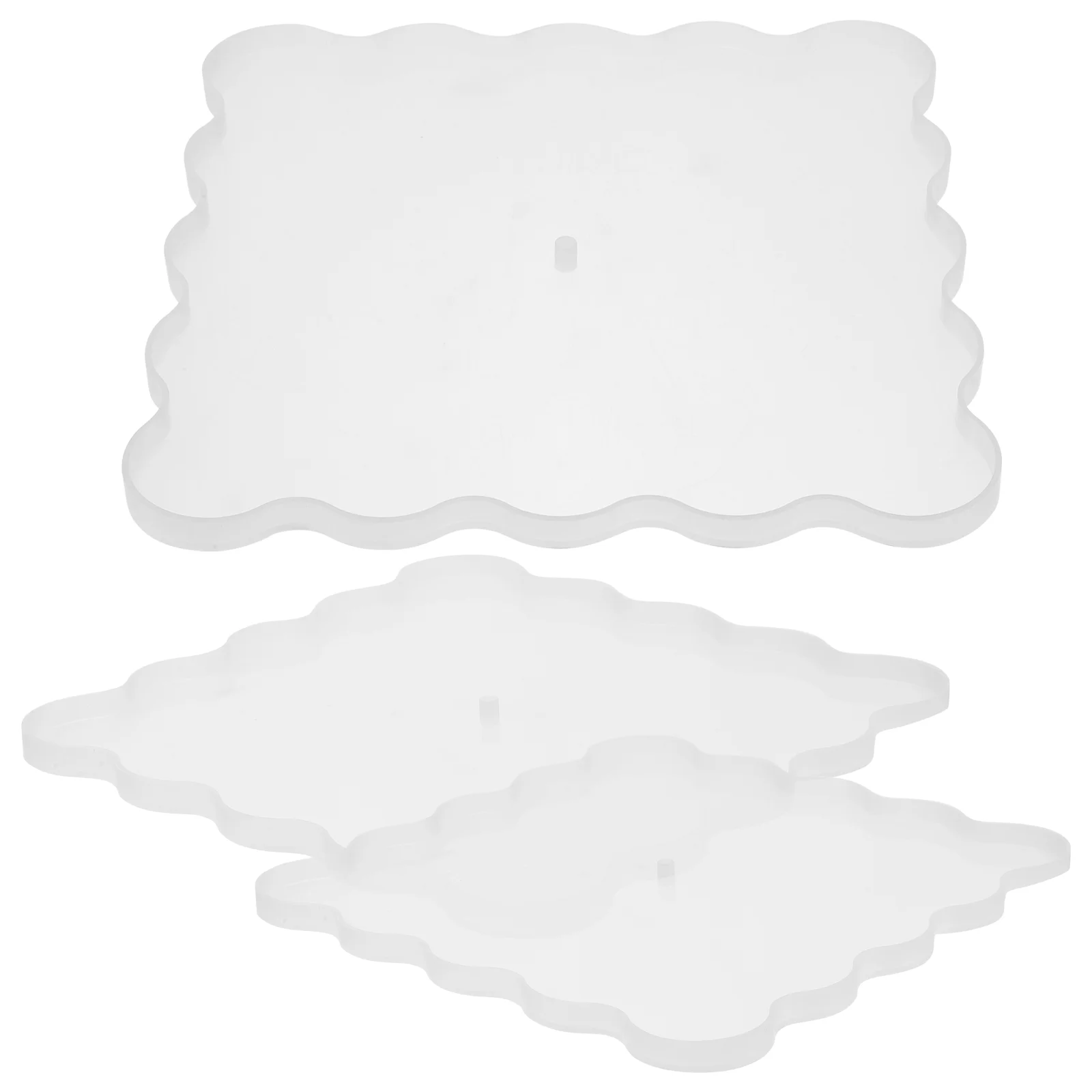 3 Pcs Resin Molding Tray Molds Fruit Holder DIY Silicone Material Making For Casting
3 Pcs Resin Molding Tray Molds Fruit Holder DIY Silicone Material Making For Casting