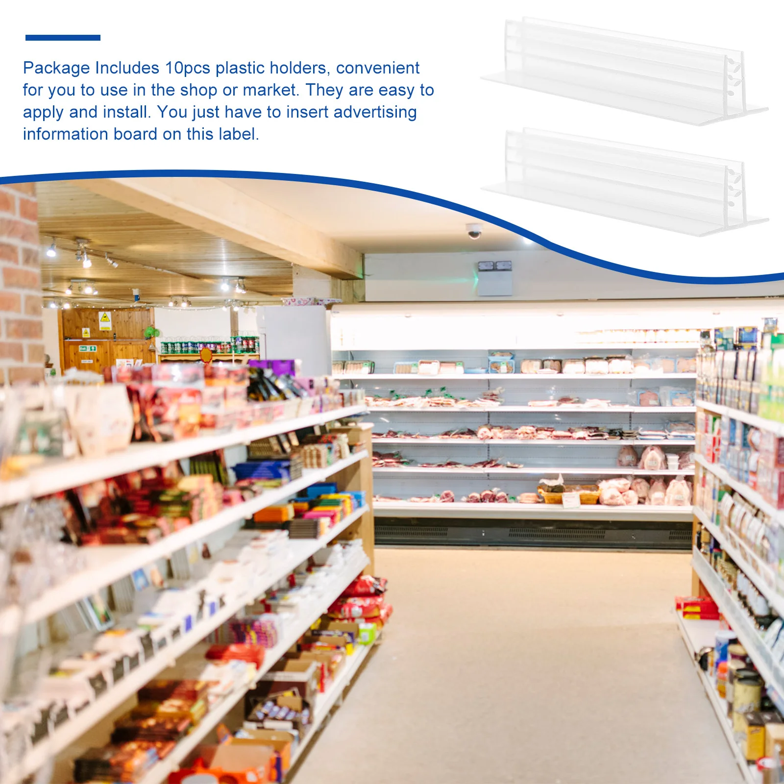 10Pcs PVC Advertising Clip for Store Shelf Clamp Supermarket Shelf Sign Holder Poster Display Rack Advertising Clamp Retail
10Pcs PVC Advertising Clip for Store Shelf Clamp Supermarket Shelf Sign Holder Poster Display Rack Advertising Clamp Retail