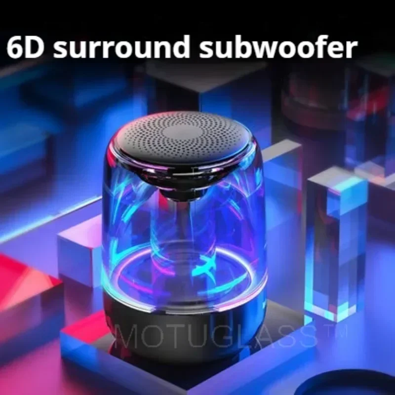 Crystal Glass Bluetooth Speaker Wireless TWS Mini Sound System with Stylish Bass for Home Party Travel and Computer Gifts
Crystal Glass Bluetooth Speaker Wireless TWS Mini Sound System with Stylish Bass for Home Party Travel and Computer Gifts