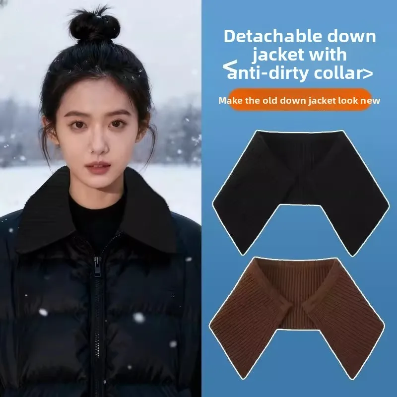 Съемный воротник для осенне-зимнего пуховика: модный, теплый, декоративный, грязеотталкивающий, квадратный, шерстяной воротник
Съемный воротник для осенне-зимнего пуховика: модный, теплый, декоративный, грязеотталкивающий, квадратный, шерстяной воротник