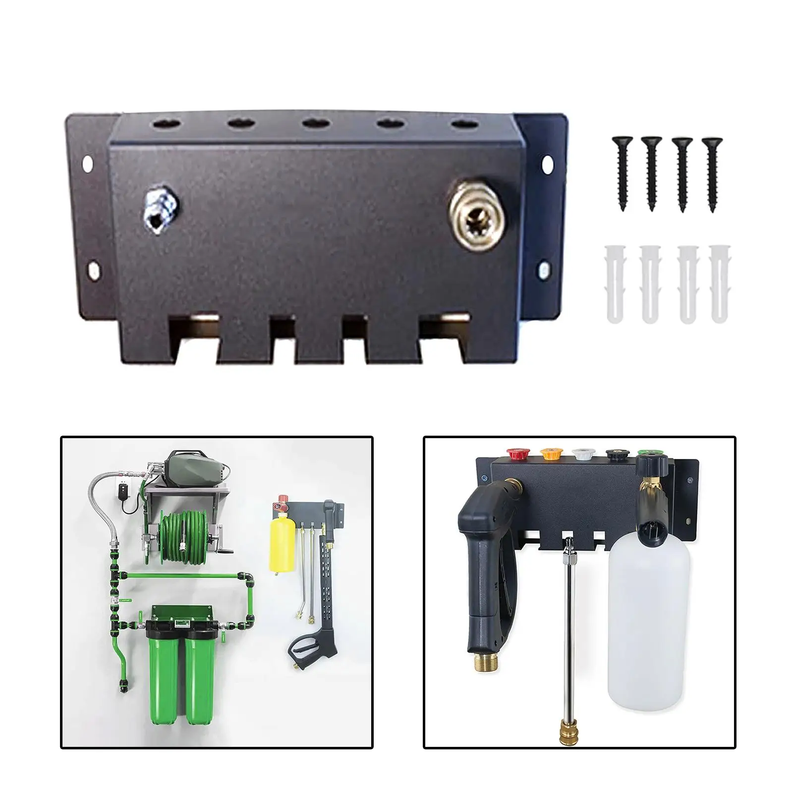 Pressure Washer Holder Wall Mounted Power Washing Accessories 1/4" Quick Connect Tool Organizer High Performance Storage Rack
Pressure Washer Holder Wall Mounted Power Washing Accessories 1/4" Quick Connect Tool Organizer High Performance Storage Rack