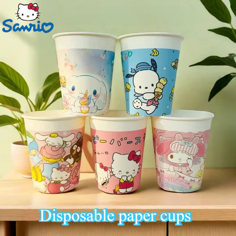 Sanrio Hello Kitty Kuromi моя мелодия мультяшная милая одноразовая бумажная чашка креативный аниме-фильм утолщенная бытовая чашка для чая
Sanrio Hello Kitty Kuromi моя мелодия мультяшная милая одноразовая бумажная чашка креативный аниме-фильм утолщенная бытовая чашка для чая