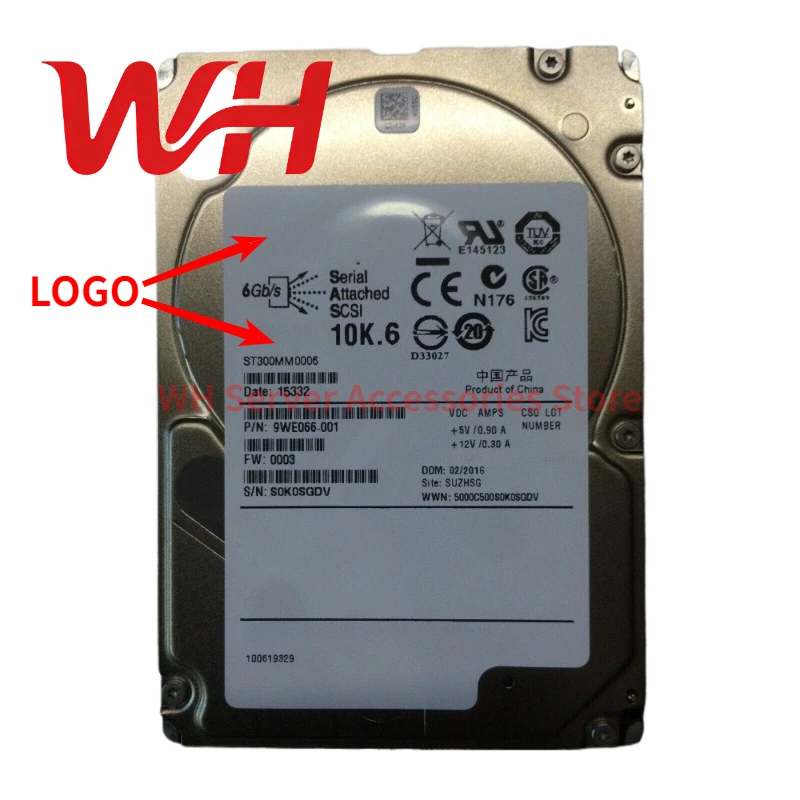 for Seagate ST300MM0006 300GB for Savvio 10K.6 64MB Cache SAS 6Gb/s 2.5" Internal Server HDD Hard Disk Drive
for Seagate ST300MM0006 300GB for Savvio 10K.6 64MB Cache SAS 6Gb/s 2.5" Internal Server HDD Hard Disk Drive