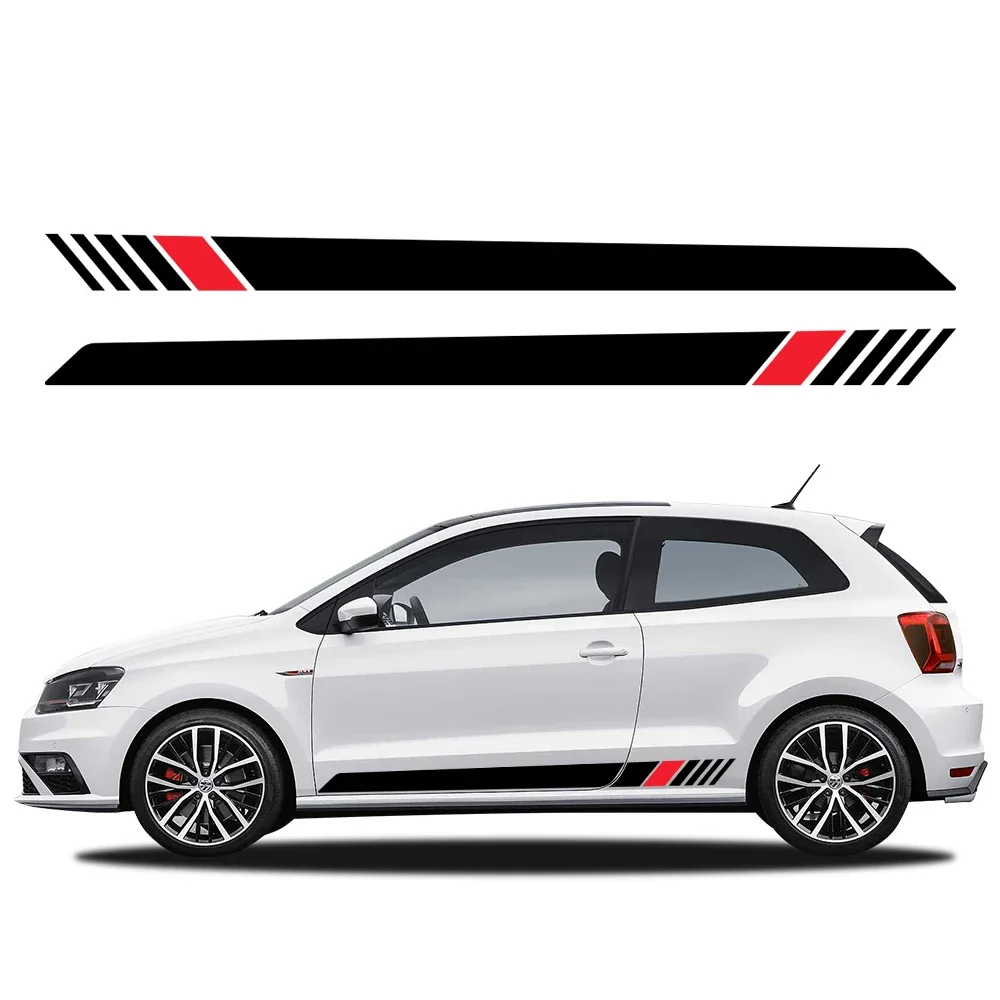 2PCS Racing Style Car Side Stickers Auto Tuning Modification PVC Decals For VW Volkswagen Polo 6R 6C 9N 9N2 9J Car Accessories
2PCS Racing Style Car Side Stickers Auto Tuning Modification PVC Decals For VW Volkswagen Polo 6R 6C 9N 9N2 9J Car Accessories