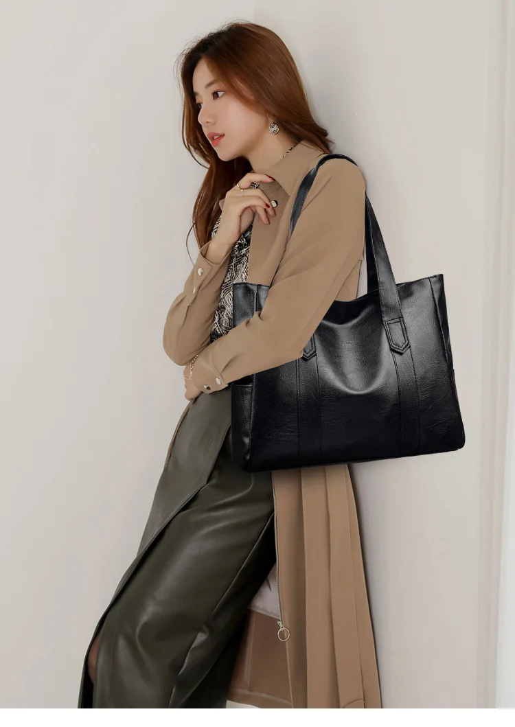 Vintage Large Capacity Tote Bag, Retro Vegan Shoulder Bag, Women's Casual Handbag For Commute
Vintage Large Capacity Tote Bag, Retro Vegan Shoulder Bag, Women's Casual Handbag For Commute