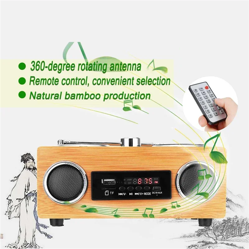 Mini Outdoor FM Radio Sound Box Portable Bluetooth Music Player Home Audio System Supports USB Flash Drive With Remote Control
Mini Outdoor FM Radio Sound Box Portable Bluetooth Music Player Home Audio System Supports USB Flash Drive With Remote Control