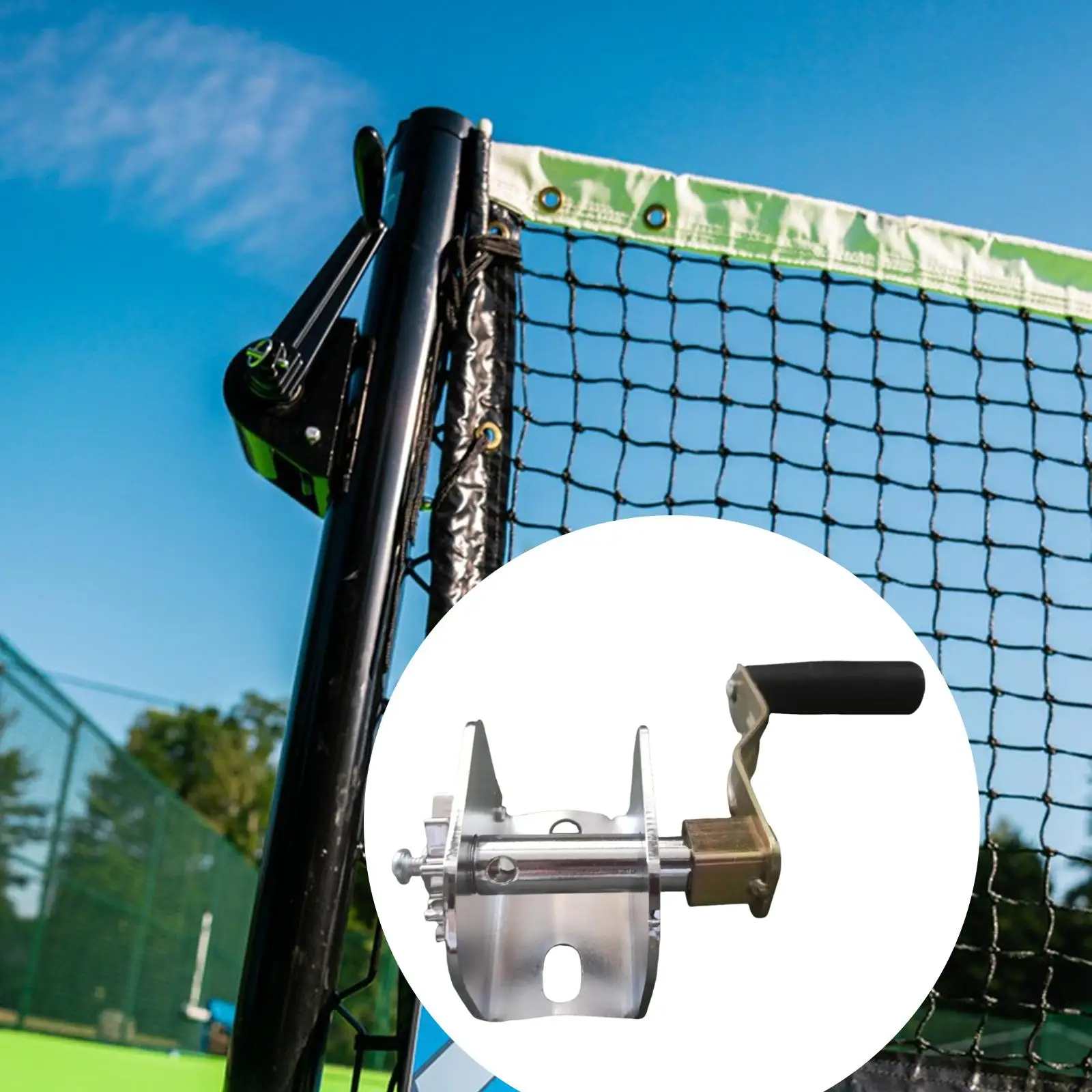 Натяжитель для спортивных сеток, натяжитель для бадминтонных струн, простой в установке, портативный, металлический, для натяжения и регулировки сеток
Натяжитель для спортивных сеток, натяжитель для бадминтонных струн, простой в установке, портативный, металлический, для натяжения и регулировки сеток