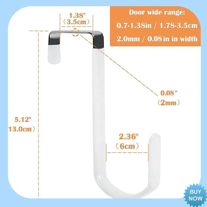 A47Z Over Door Hooks For Hanging Clothes, 6 Packs Hanger Soft Rubber Surface Prevent Scratches, Door Hook For Bathroom
A47Z Over Door Hooks For Hanging Clothes, 6 Packs Hanger Soft Rubber Surface Prevent Scratches, Door Hook For Bathroom