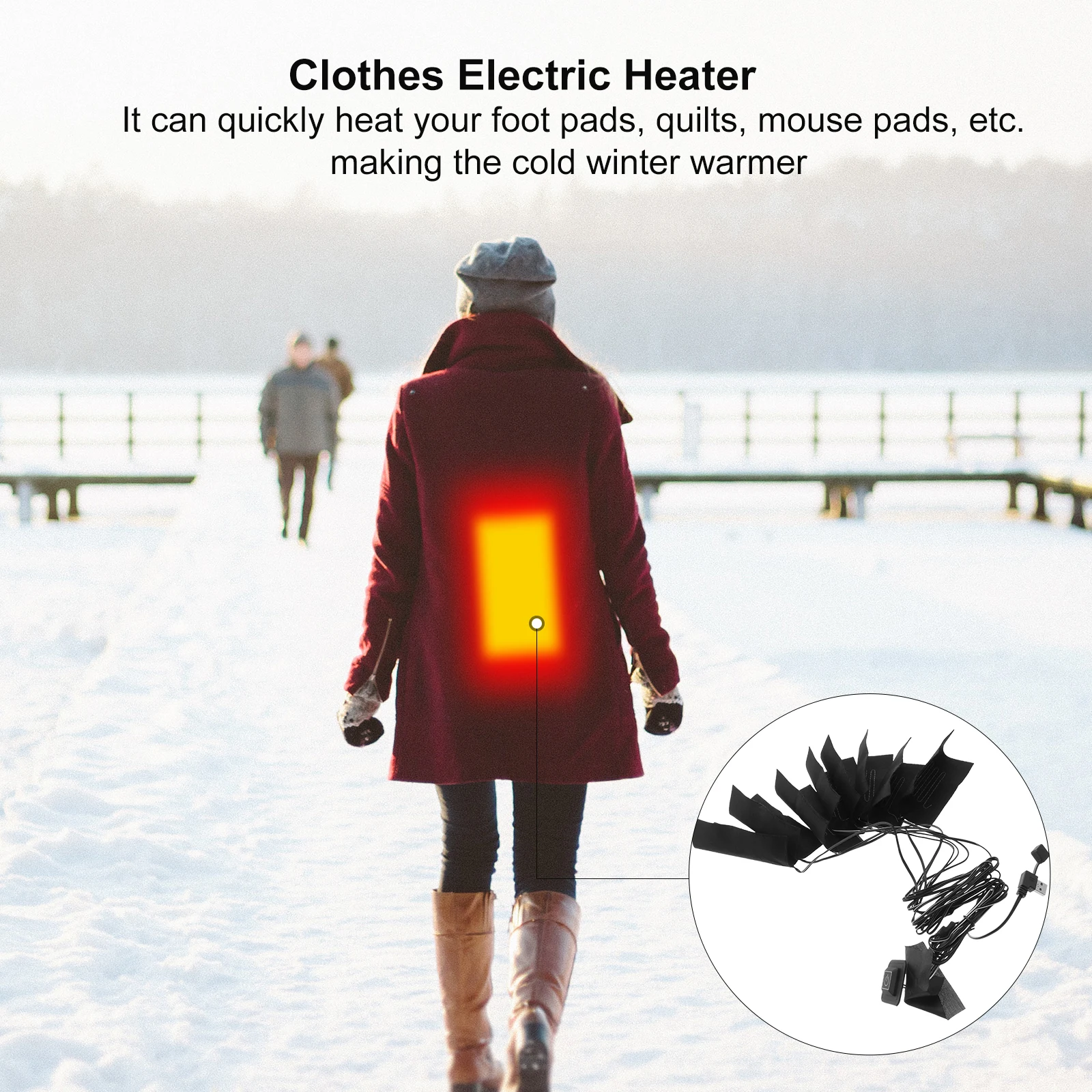 Creative Usb Electric Heating Pad Premium Carbon Fiber Heated Mat For Cloth Bed Sheet Vest Kneepad Blanket Black
Creative Usb Electric Heating Pad Premium Carbon Fiber Heated Mat For Cloth Bed Sheet Vest Kneepad Blanket Black