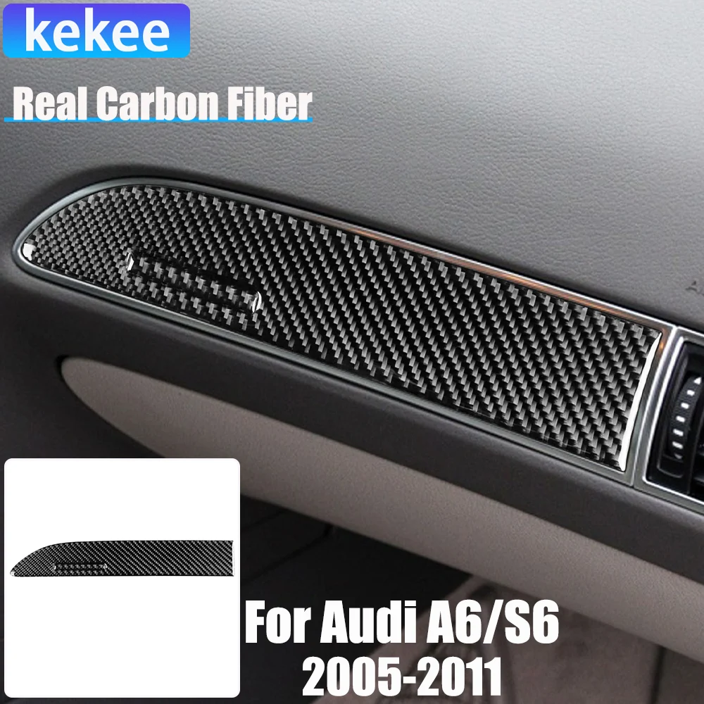 Real Carbon Fiber Car Accessories Passenger Dashboard Cover Soft Sticker For Audi A6/S6 C6 2005 2006 2007 2008 2009 2010 2011
Real Carbon Fiber Car Accessories Passenger Dashboard Cover Soft Sticker For Audi A6/S6 C6 2005 2006 2007 2008 2009 2010 2011