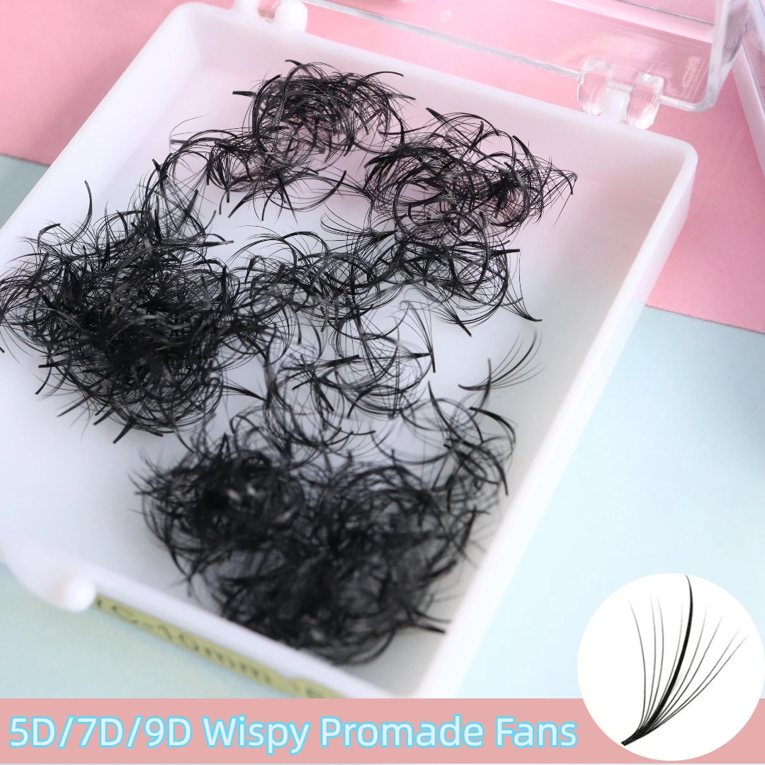 Black Shield 500 Fans 5D/7D/9D 0.07 8-15mm Handmade Natural False Lash Promade Eyelashes Extension Loose Fans Wispy Lashes
Black Shield 500 Fans 5D/7D/9D 0.07 8-15mm Handmade Natural False Lash Promade Eyelashes Extension Loose Fans Wispy Lashes