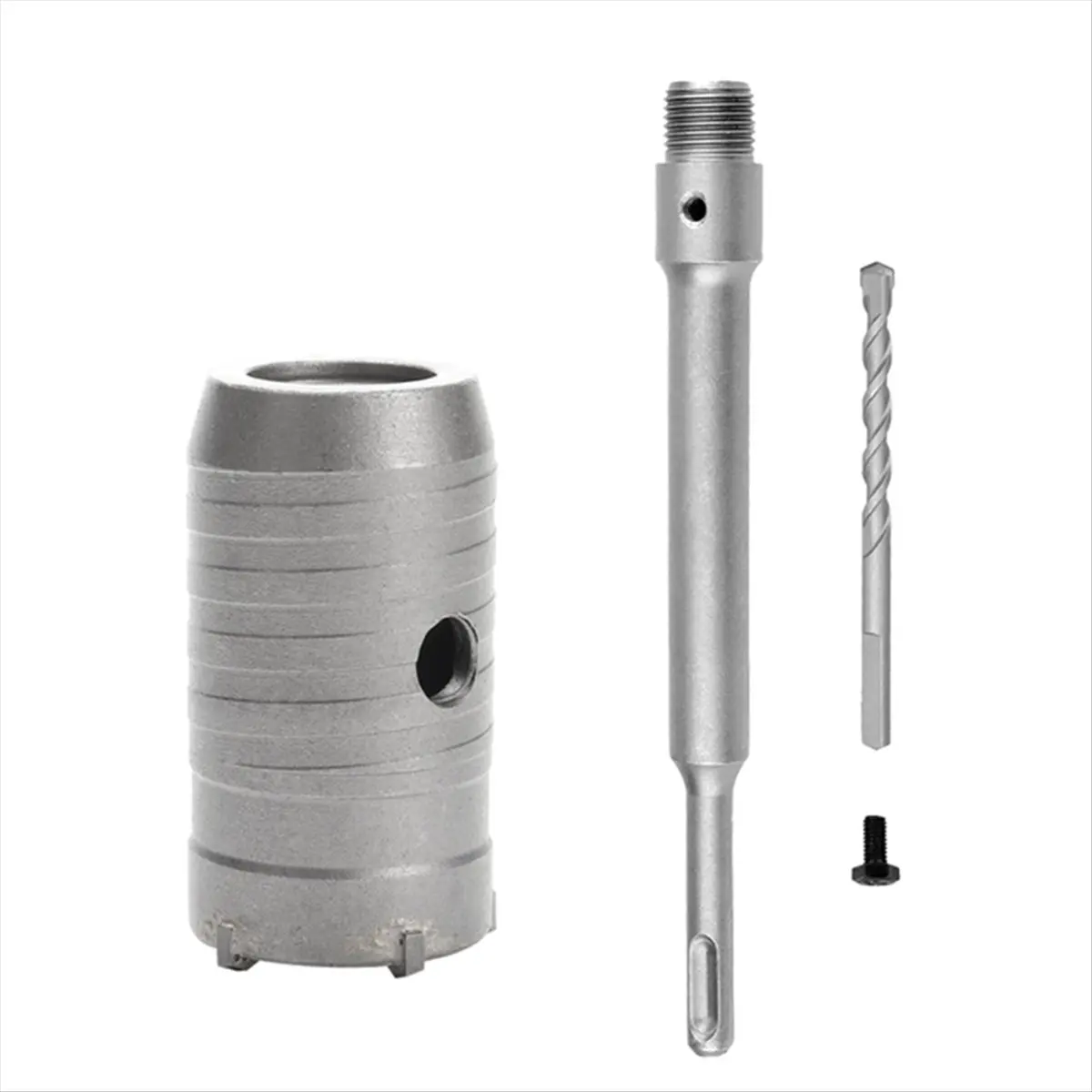 AB08 SDS Plus Hammer Drills Wall Hole Saw Drill Bit Set Cutter Tools with Round Shaft Concrete Cement Stone Hole Opener,40mm
AB08 SDS Plus Hammer Drills Wall Hole Saw Drill Bit Set Cutter Tools with Round Shaft Concrete Cement Stone Hole Opener,40mm