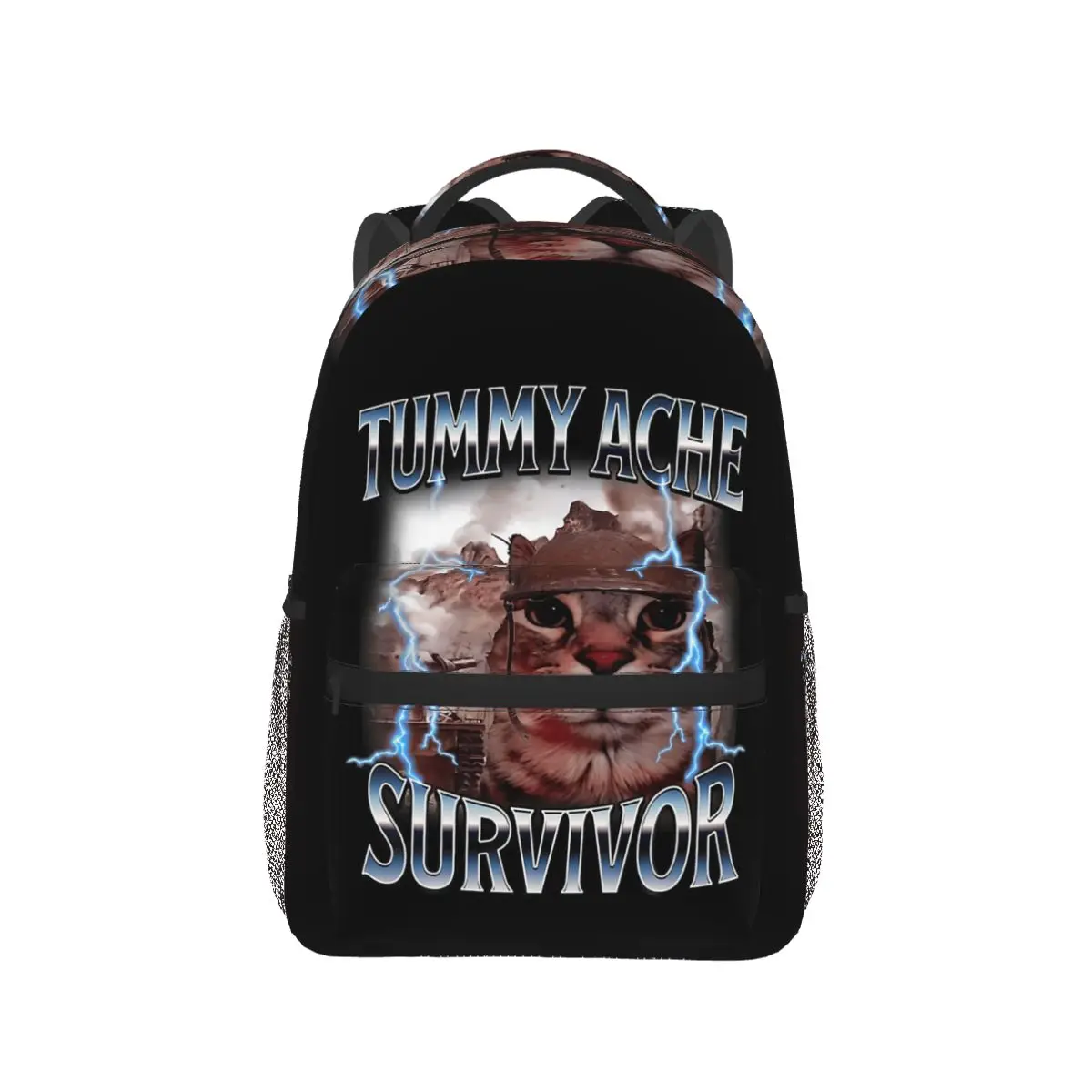 I Survived Today's Tummy Ache Cat Meme Backpack Hot Sale Daypack Large Capacity BookBag School Bag Shoulder Bags for Men Women
I Survived Today's Tummy Ache Cat Meme Backpack Hot Sale Daypack Large Capacity BookBag School Bag Shoulder Bags for Men Women